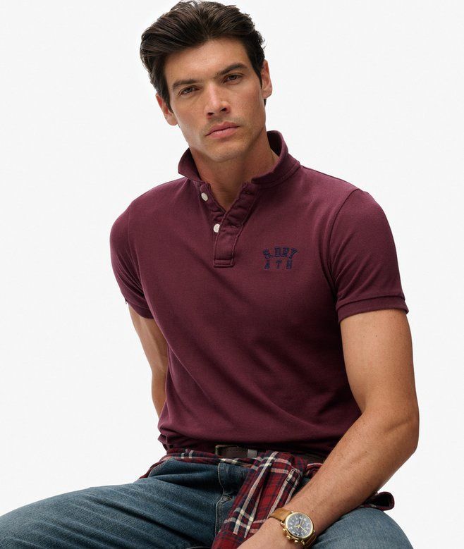 SUPERDRY VINTAGE ATHLETIC EMB POLO PORT  M1110449A