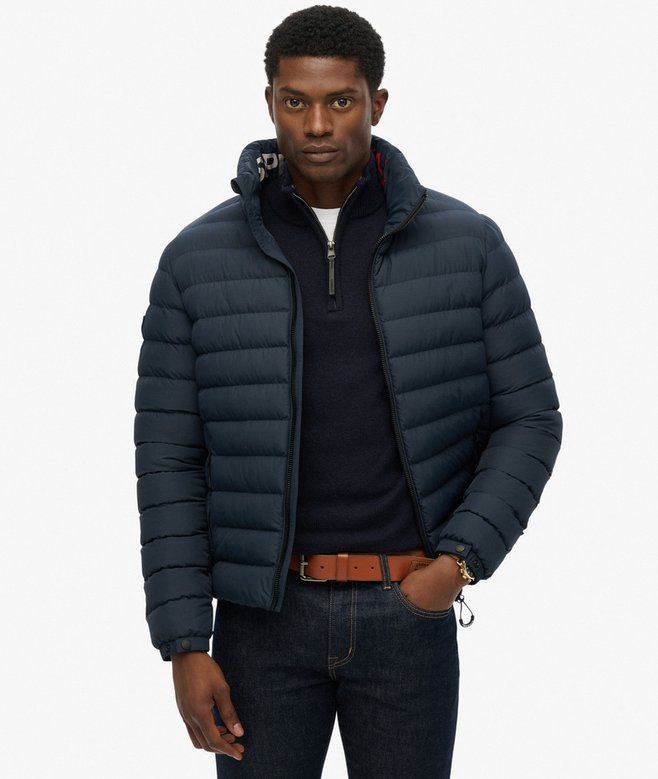 SUPERDRY FUJI PRINT PADDED JACKET ECLIPSE NAVY M5011757A