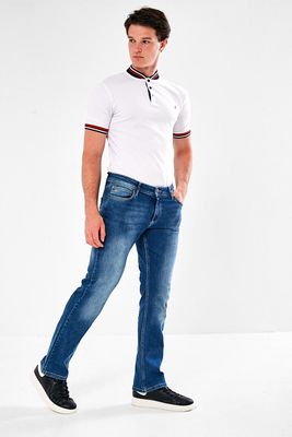 LAGONDA BOOT CUT JEANS BLUE WASH (24)