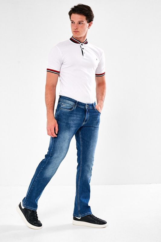 LAGONDA BOOT CUT JEANS BLUE WASH (24)