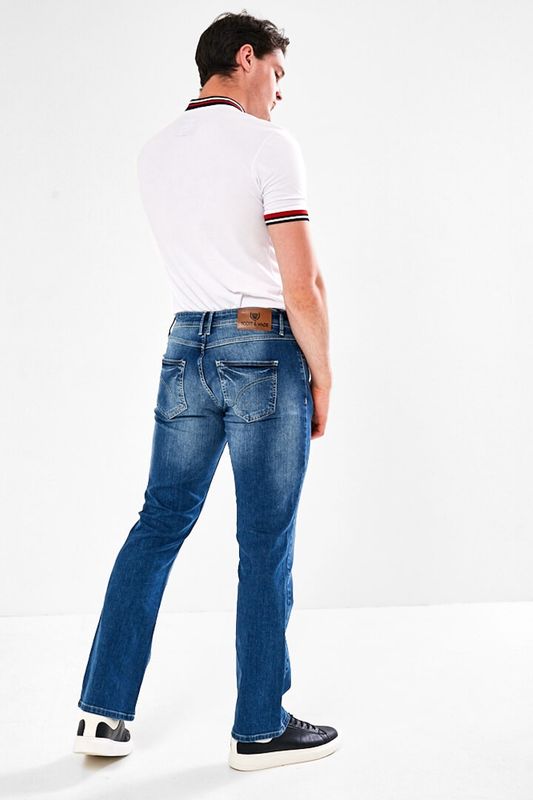 LAGONDA BOOT CUT JEANS BLUE WASH (24)