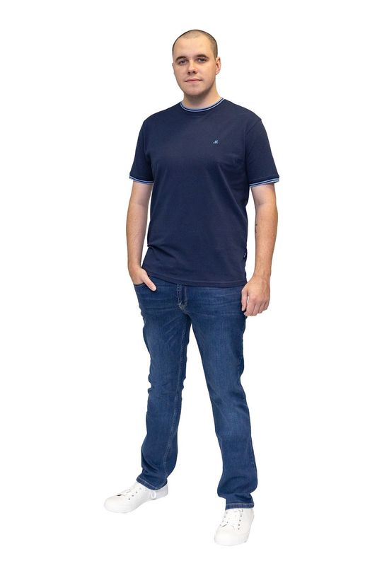 ML201486 CAGE CREW NECK TEE NAVY