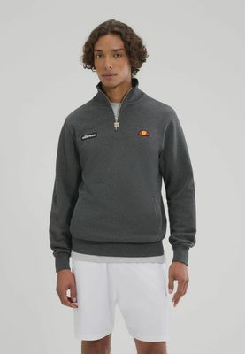 ELLESSE PELEGRINI 1/4 ZIP CHARCOAL MARL  SHB14638