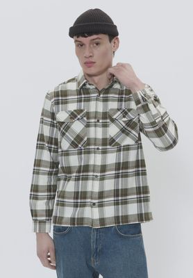 30207500 MAGLIBBON HERITAGE OVERSHIRT 190515 OLIVE NIGHT