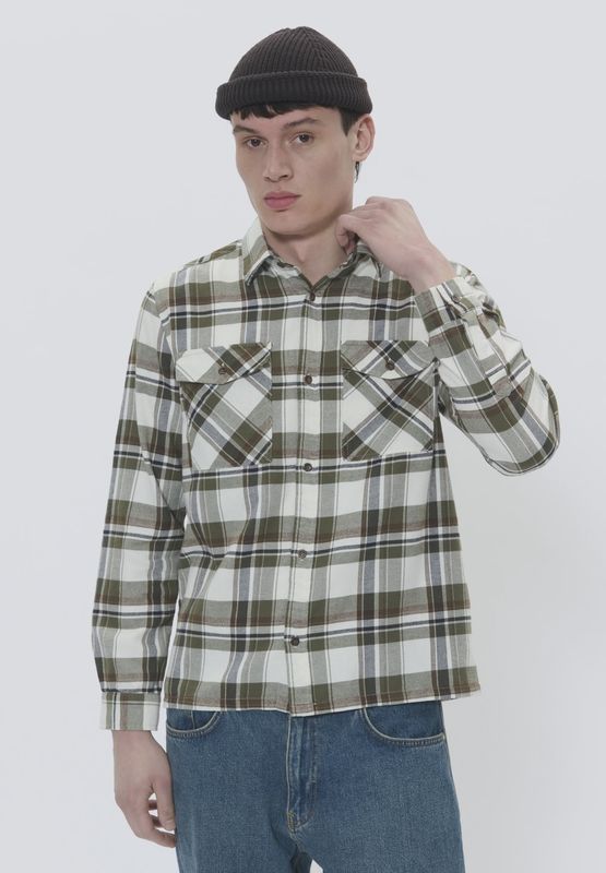 30207500 MAGLIBBON HERITAGE OVERSHIRT 190515 OLIVE NIGHT