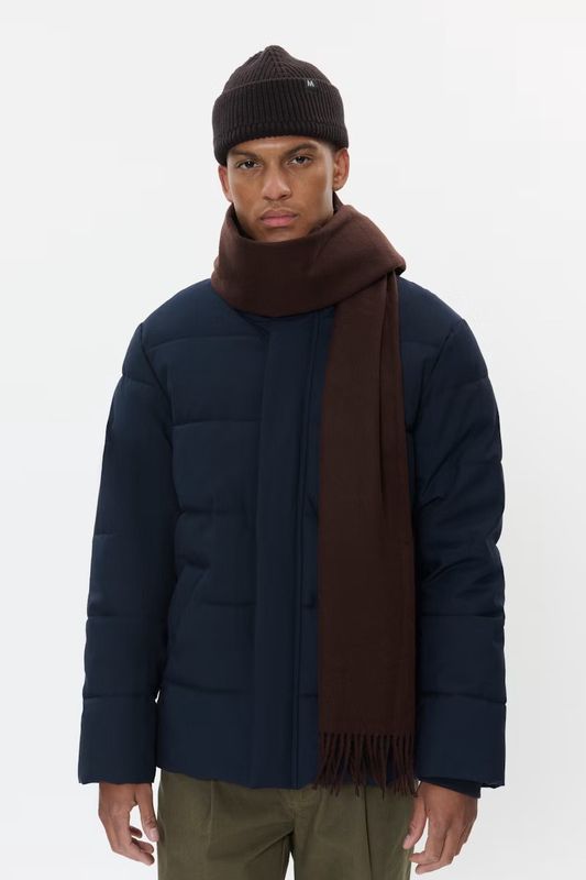30204996 1 MAWOLAN 100% WOOL SCARF 191103 ESPRESSO