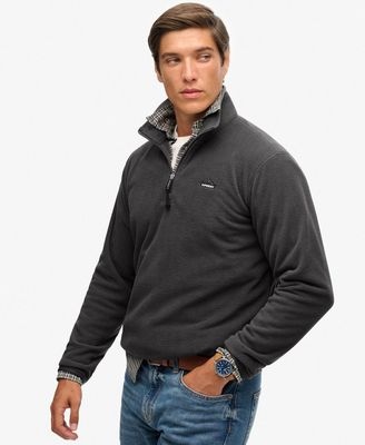 SUPERDRY POLAR FLEECE HALF ZIP CHARCOAL M2014194A
