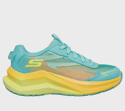 SKECHERS KIDS MAX CUSHIONING ASCENDER STABLE PACER AQUA/MUL 404023L