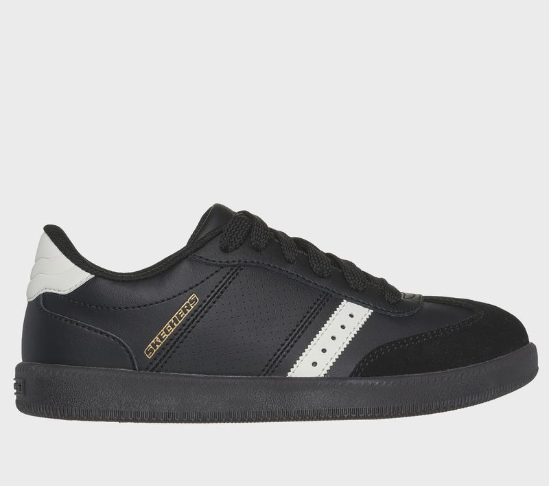 SKECHERS KIDS ZINGER STREET BLACK/WH 405730L