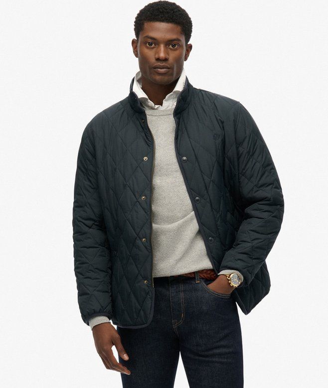 SUPERDRY QUILTED ESTATE JACKET ECLIPSE NAVY M5012225A