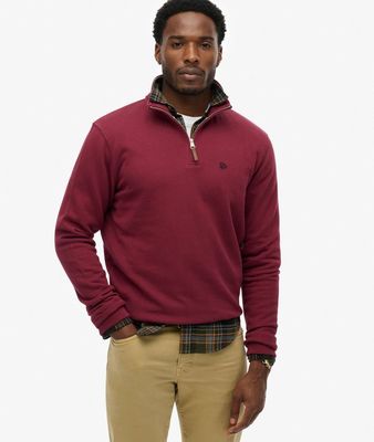 SUPERDRY PREPPY SD CO HALF ZIP PORT RED M2014381A