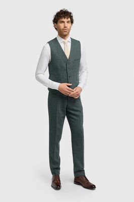CAVANI THOMAS LUSH OLIVE WAISTCOAT