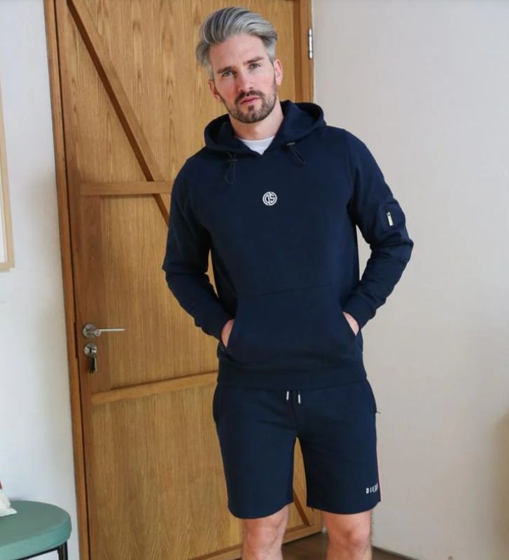 DIESEL PETE HOODIE NAVY