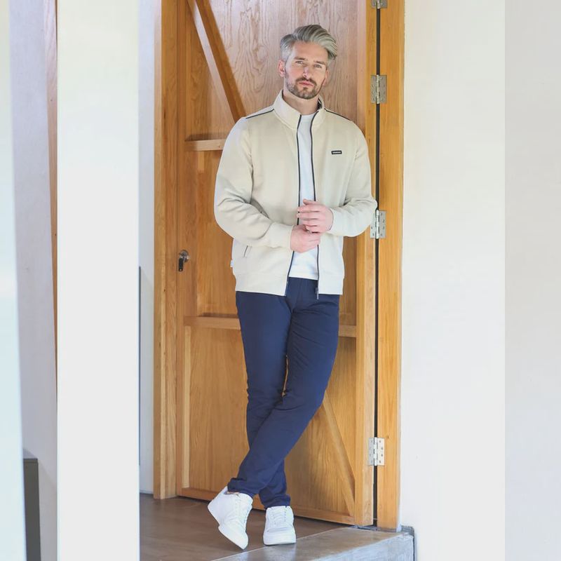 KR8 20 DARRAGH ZIP THROUGH STONE