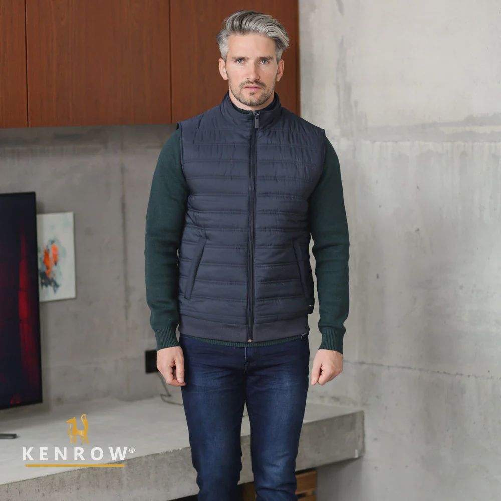 KR7 16 CAIN GILET NAVY