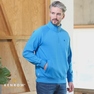 KR8 19 AVERY 1/2 ZIP BLUE
