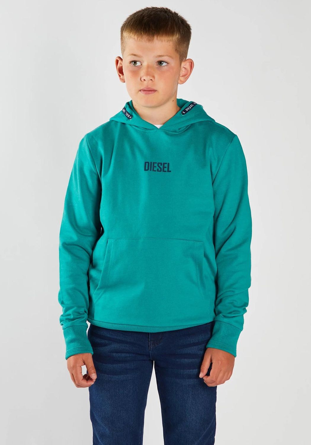 SAMUEL KIDS  HOODIE TEAL DKB1047