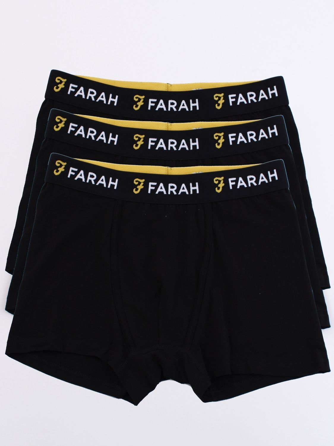 FARAH BOXERS 3 PK SAGINAWA A BLACK FR2T111878BS2ABL5