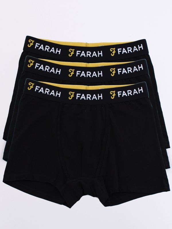 FARAH BOXERS 3 PK SAGINAWA A BLACK FR2T111878BS2ABL5