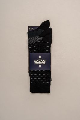 CAVANI TAROSSA SOCKS 3PK NAVY