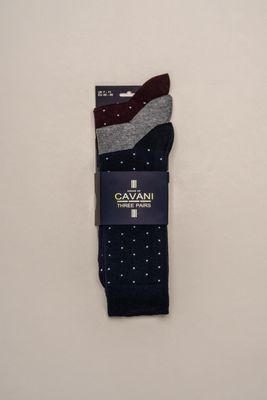 CAVANI TAMON SOCKS 3PK  NAVY