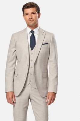 LUCAS WAISTCOAT LESTER FIT STONE