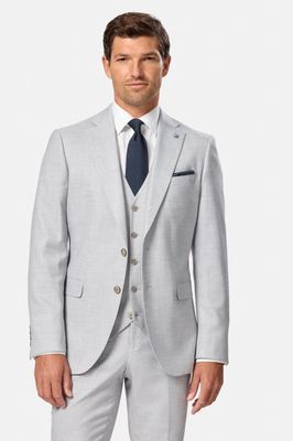 LUCAS WAISTCOAT LESTER FIT SILVER