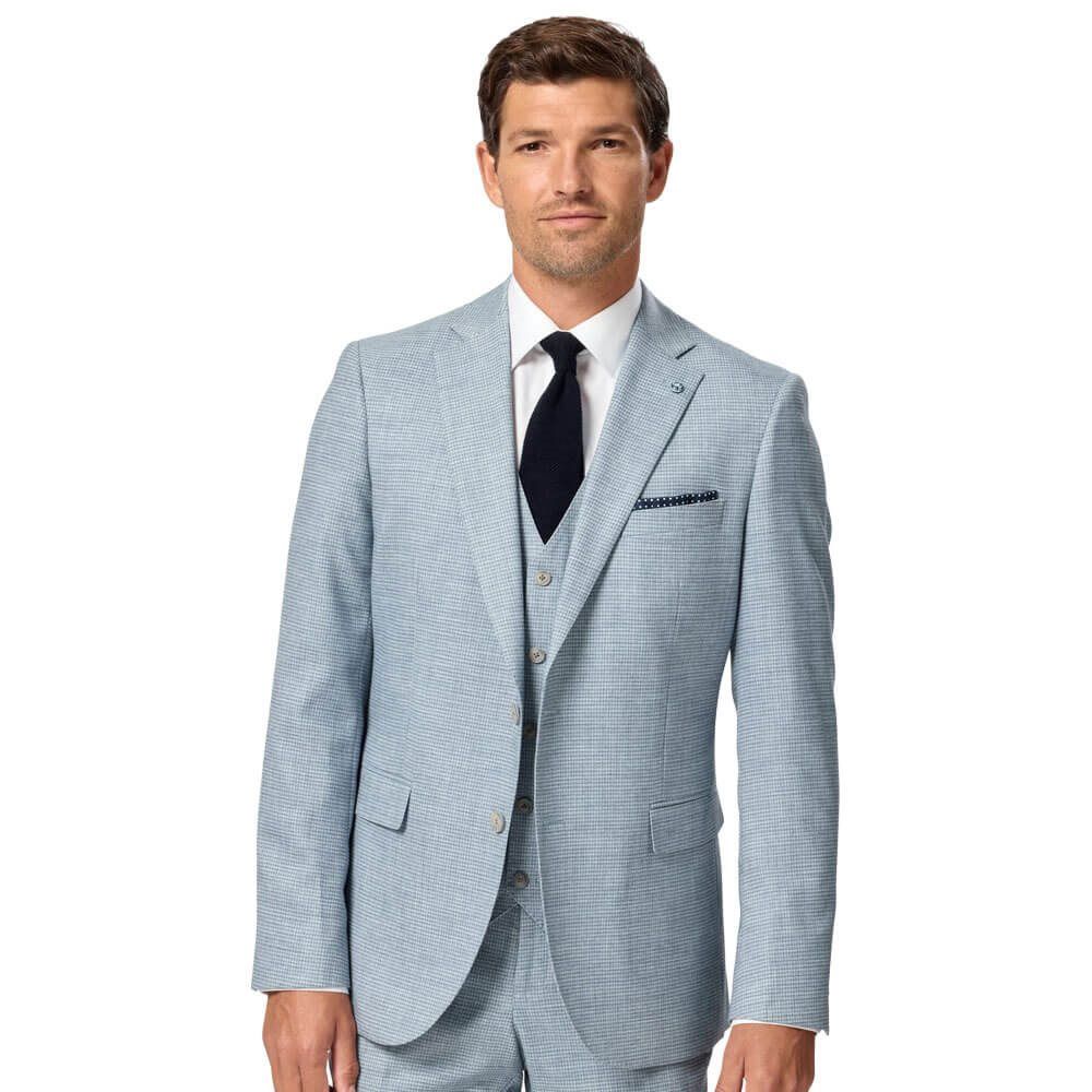 LUCAS WAISTCOAT LESTER FIT BLUE