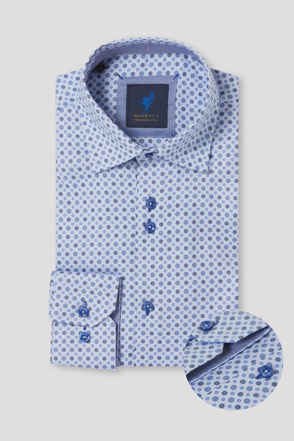 TAUNTON CASUAL SHIRT MODREN FIT SAGE