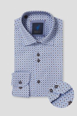 TAUNTON CASUAL SHIRT MODREN FIT BROWN