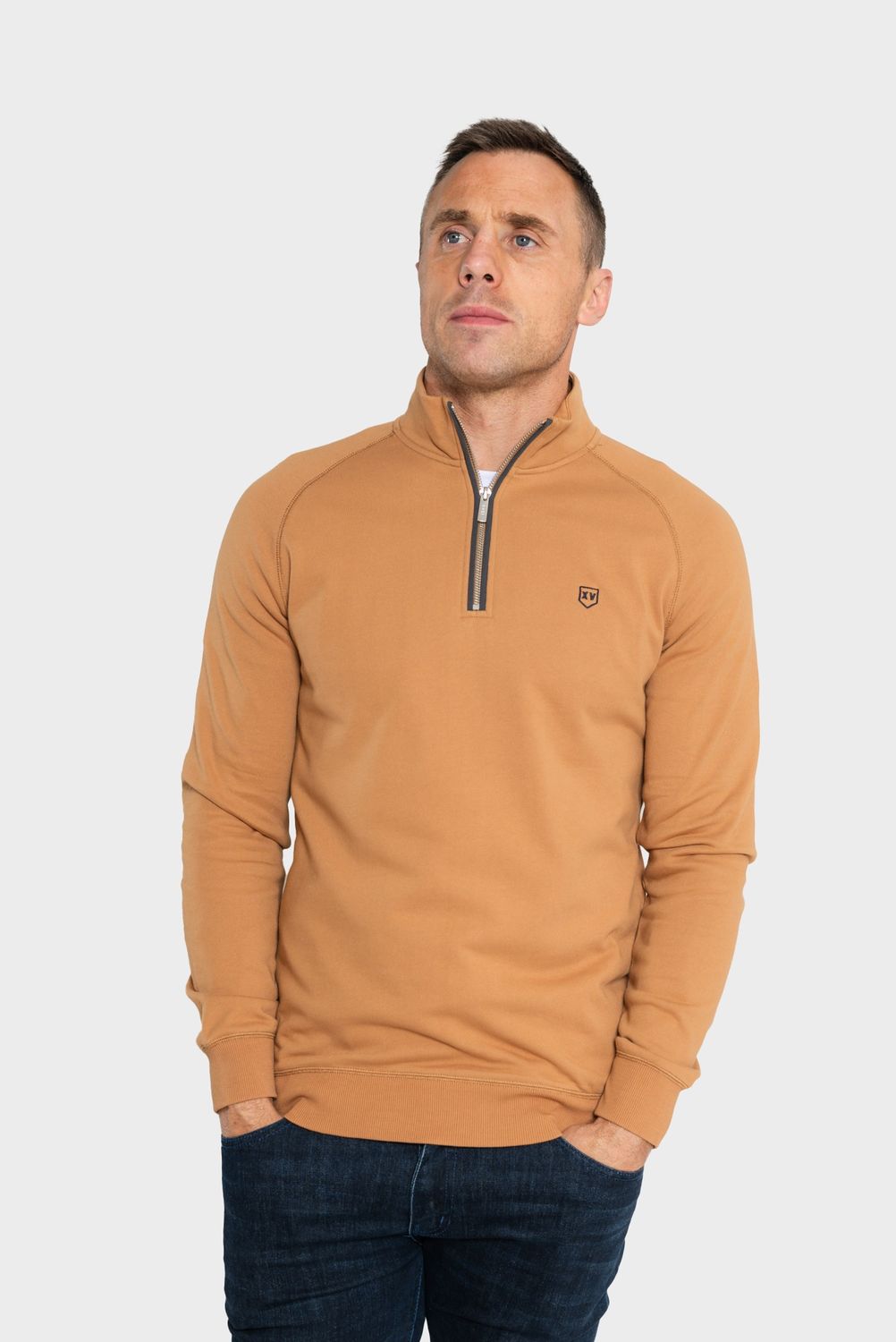 FALCONS 1/4 ZIP GROUNDED