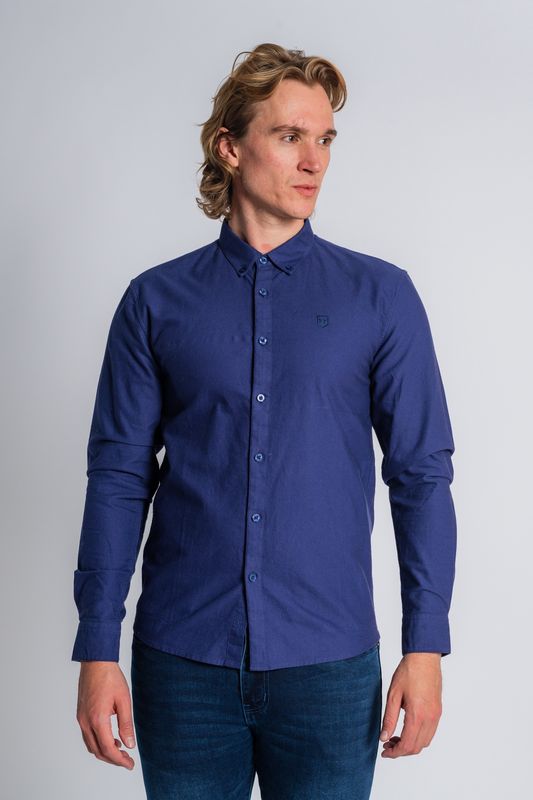 TESONI L/S SHIRT INDIGO