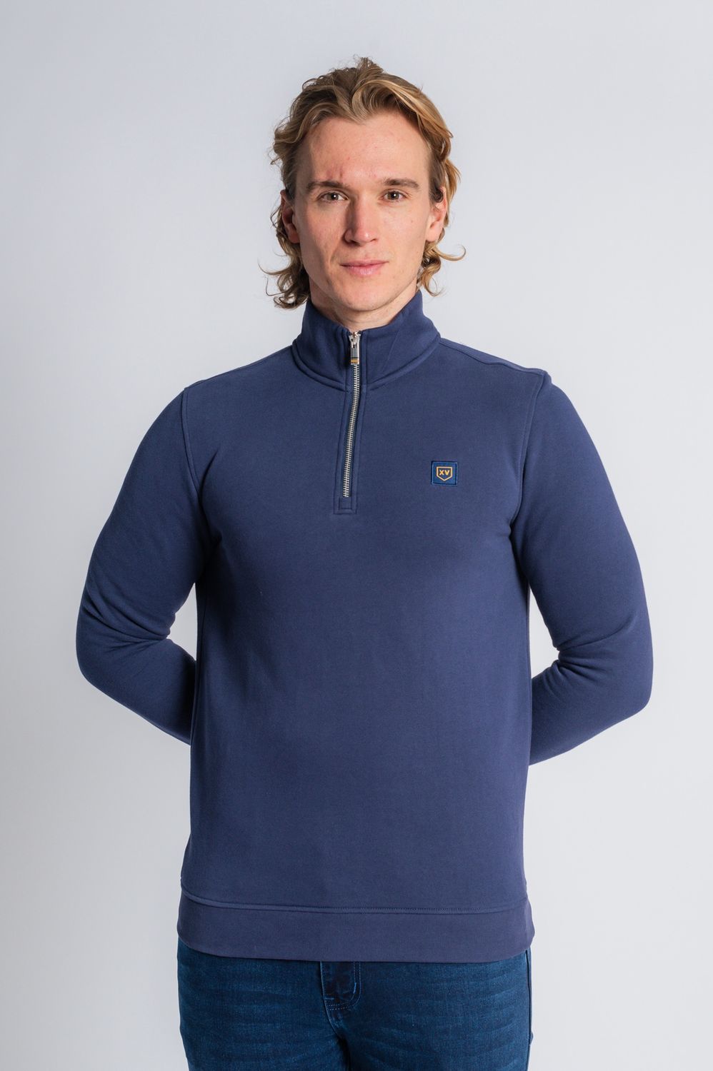 DANVERS 1/4 ZIP COBALT