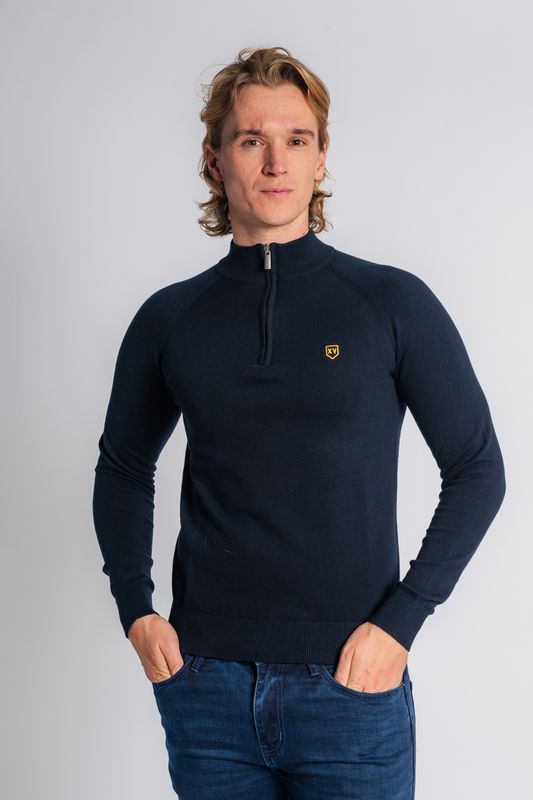UNIONE 1/4 ZIP CLASSIC NAVY