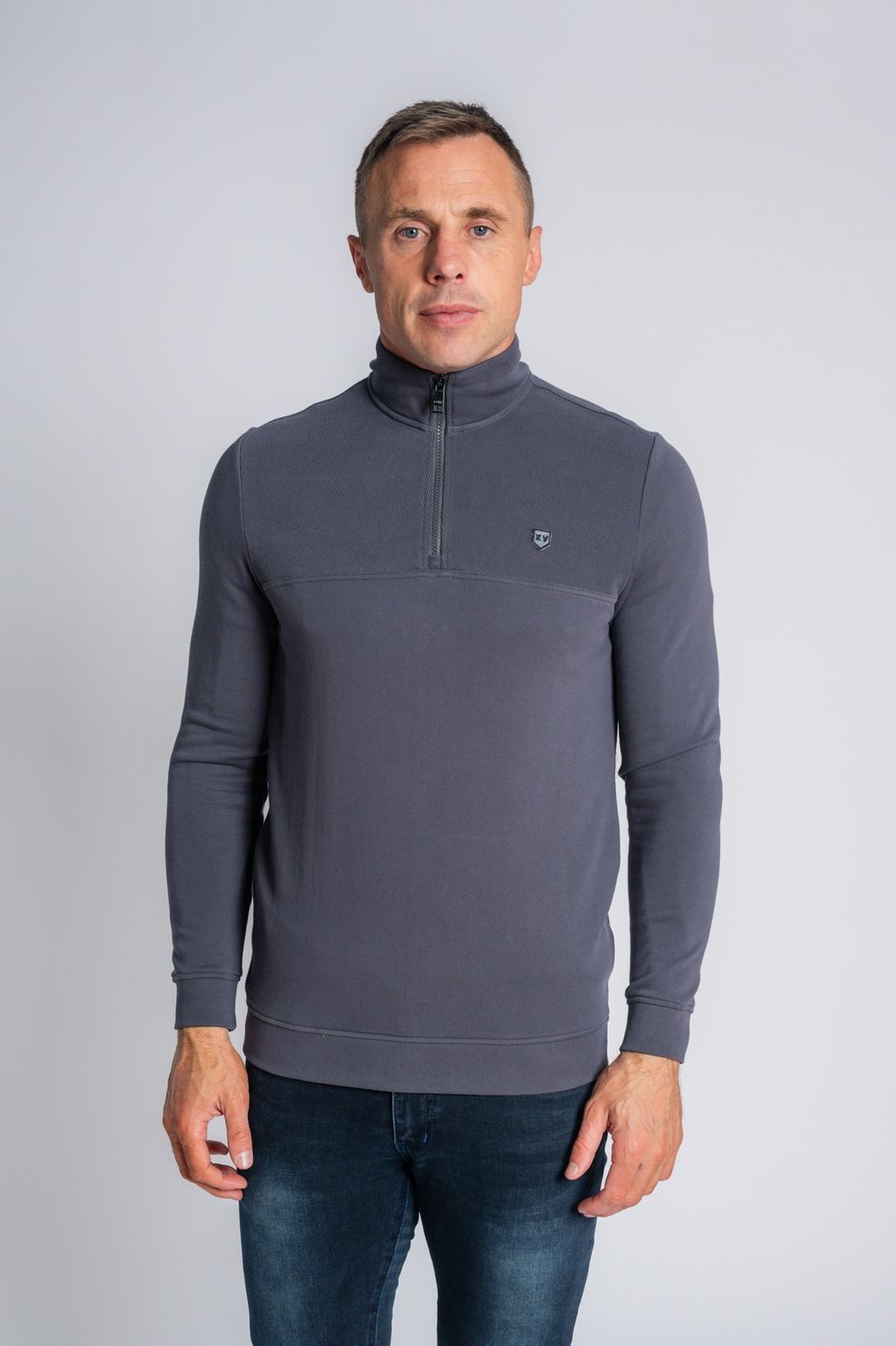 NARBONNE 1/4 ZIP WOLF