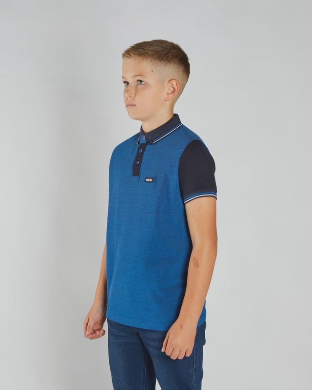 ROBINSON BIRDSEYE KIDS POLO BLUE/NAVY DKB1078332