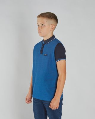 ROBINSON BIRDSEYE KIDS POLO BLUE/NAVY DKB1078332