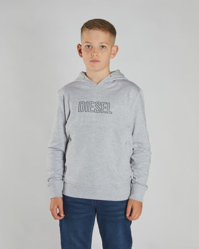 OTIS HOODIE KIDS GREY MELANGE DKB1083632