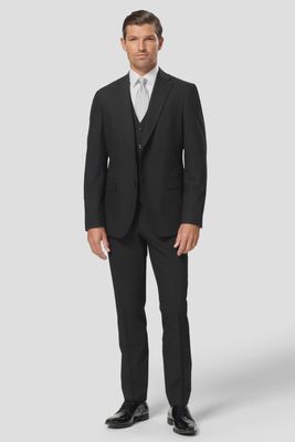 CARNABY PEAK LAPEL TUX JACKET LESTER FIT BLACK