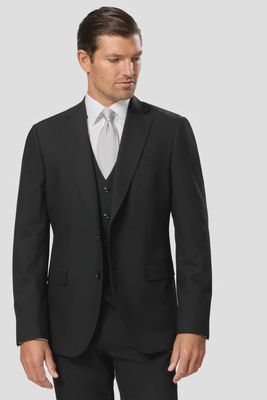 CARNABY PEAK LAPEL TUX JACKET LESTER FIT BLACK
