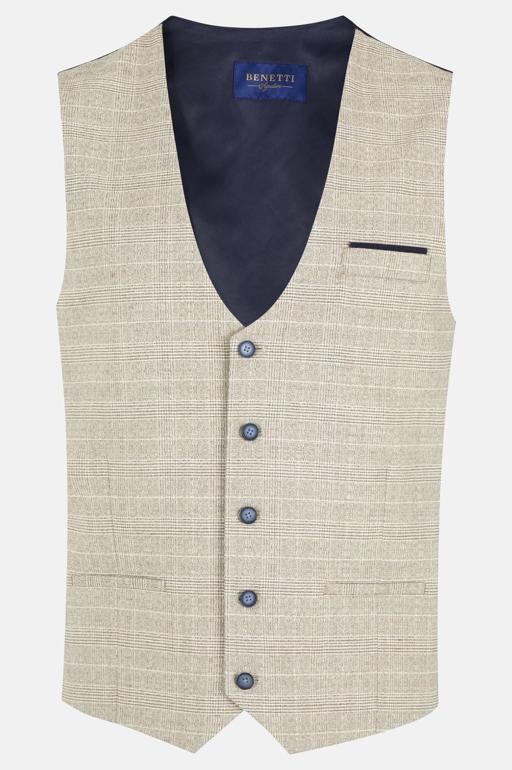PHILIP WAISTCOAT TAILORED STONE