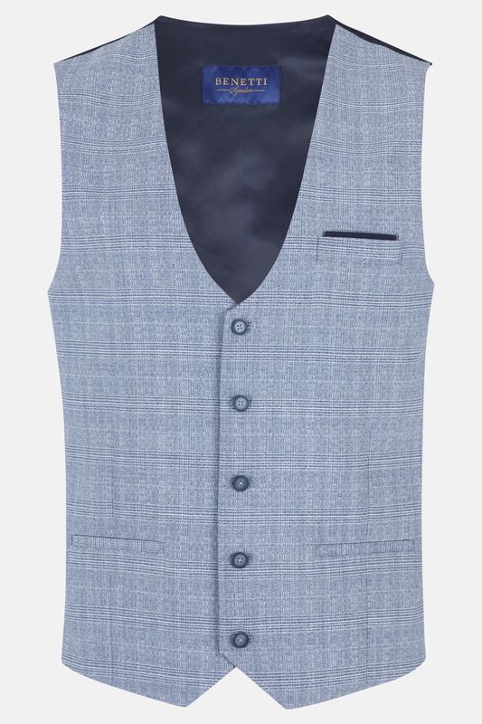 PHILIP WAISTCOAT TAILORED BLUE