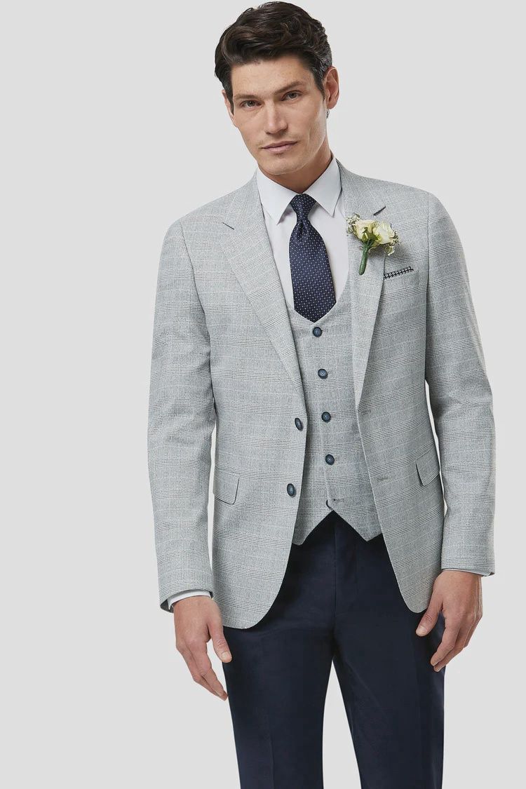 PHILIP WAISTCOAT COMFORT GREY (SILVER)