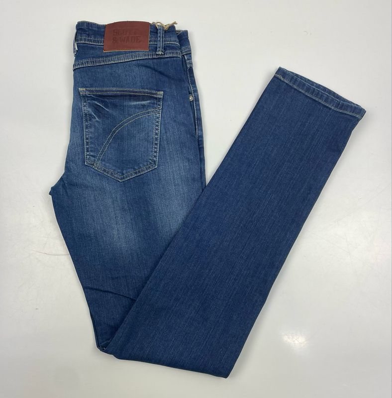 SWJN5079 MONTREAL STRETCH BLUE DENIM REG FIT