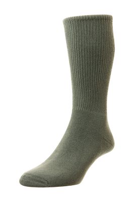 OLIVE DIABETIC SOCKS HJ1351 (N)