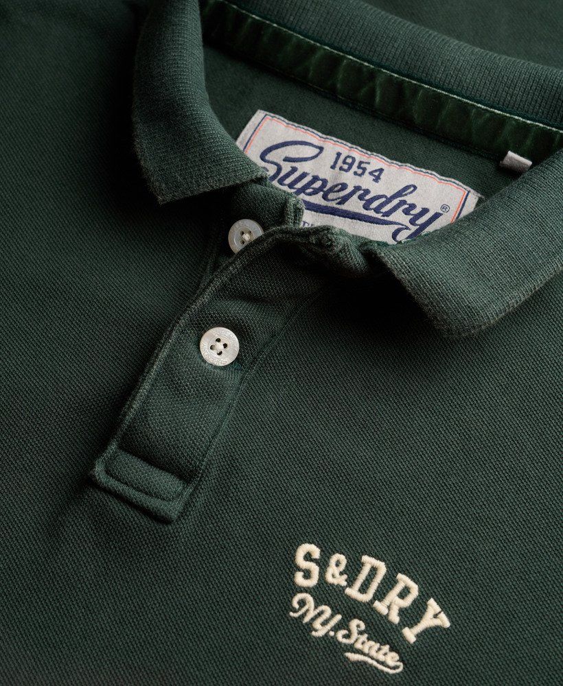 SUPERDRY VINTAGE ATHLETIC EMB POLO EAGLE GREEN M1110449A