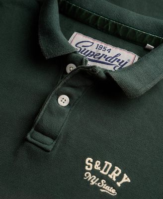 SUPERDRY VINTAGE ATHLETIC EMB POLO EAGLE GREEN M1110449A