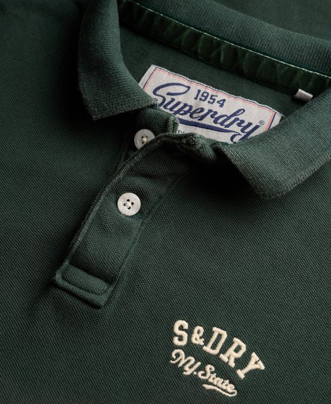 SUPERDRY VINTAGE ATHLETIC EMB POLO EAGLE GREEN M1110449A