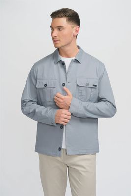 CAVANI ACARDI OVERSHIRT ICE BLUE