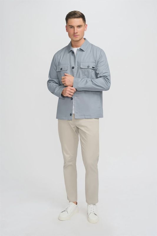 CAVANI ACARDI OVERSHIRT ICE BLUE